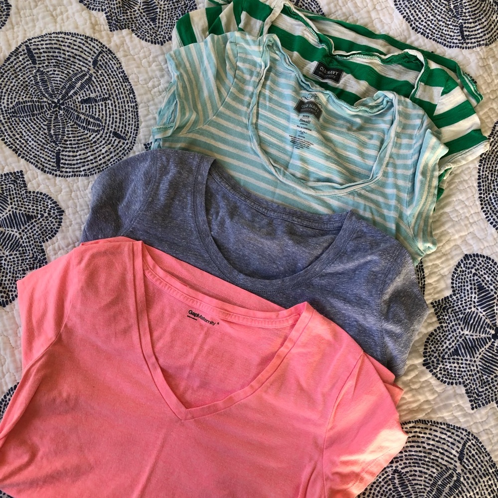 Maternity Tees, set of 4